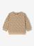 Sweatshirt with leopard print taupe - vertbaudet enfant 