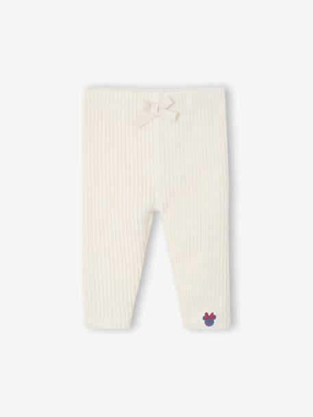 Sweatshirt + Leggings Set for Babies, Disney® MINNIE striped blue - vertbaudet enfant 
