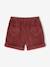 Corduroy Shorts with Heart Pockets, Easy To Slip On, for Girls navy blue+old rose - vertbaudet enfant 