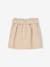 'Paperbag' Style Skirt in Corduroy for Girls golden beige+grey blue+olive+plum - vertbaudet enfant 