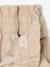 'Paperbag' Style Skirt in Corduroy for Girls golden beige+grey blue+olive+plum - vertbaudet enfant 