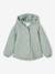 Lightweight Floral Jacket with Hood for Girls grey green+mauve - vertbaudet enfant 