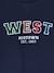 Long-Sleeved T-Shirt with Bouclé Motif, for Boys navy blue - vertbaudet enfant 