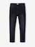 Distressed-Effect Slim Fit Jeans, JONEN black denim+stone - vertbaudet enfant 
