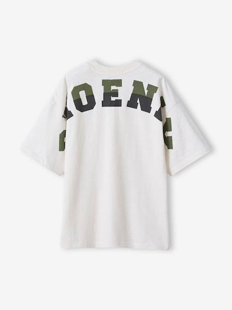 Oversized Phoenix T-Shirt, JONEN marl white - vertbaudet enfant 