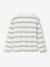 Tee-shirt manches longues effet rayé garçon rayé blanc - vertbaudet enfant 
