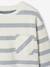 Long-Sleeved T-Shirt with Striped Effect for Boys striped white - vertbaudet enfant 