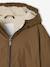 Coupe-vent garçon doublé sherpa à capuche caramel+kaki+marine+olive - vertbaudet enfant 