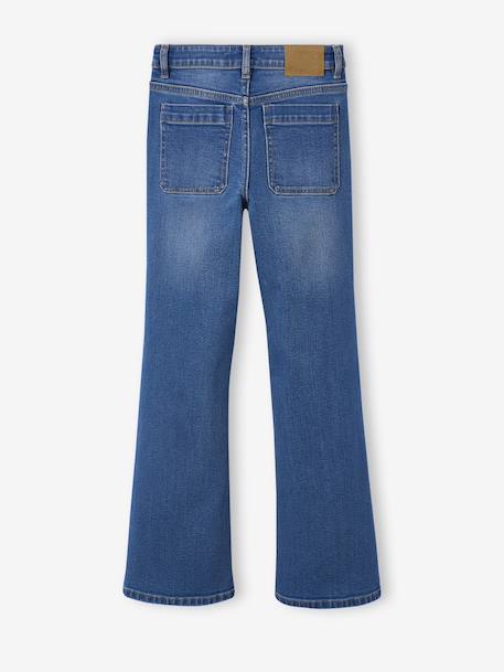 Flared Jeans for Girls, JONEN medium blue - vertbaudet enfant 