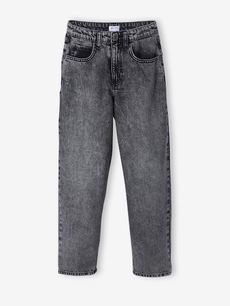 Loose Fit Jeans for Boys, JONEN denim grey+double stone - vertbaudet enfant 