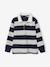 Polo rayé garçon gris chiné+marine+vert+vert d'eau - vertbaudet enfant 