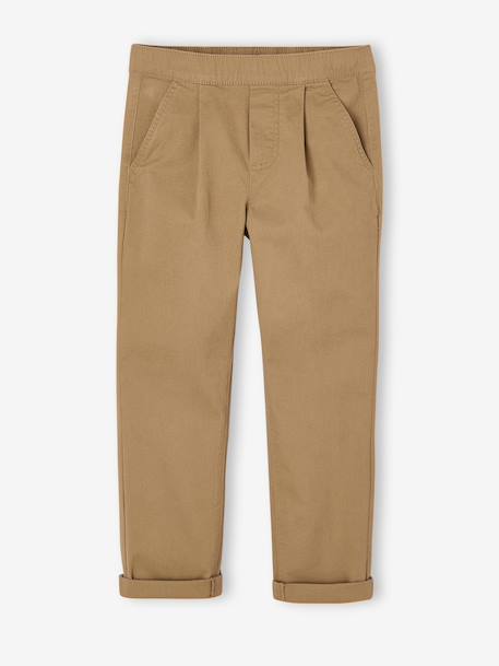 Loose Fit Chino Trousers, Esprit beige - vertbaudet enfant 