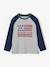 Contrasting Long-Sleeve T-Shirt for Boys marl grey - vertbaudet enfant 