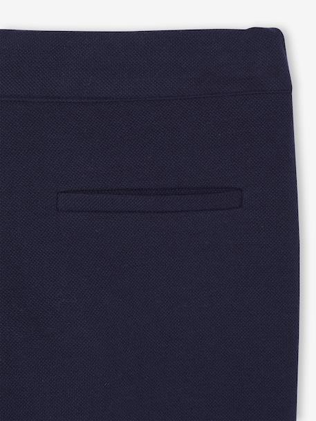 Pantalon garçon cérémonie en maille piquée marine - vertbaudet enfant 