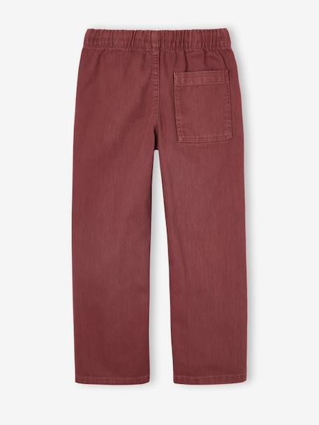 Easy-to-put-on fluid trousers for boys beige+medium blue+night blue+terracotta - vertbaudet enfant 