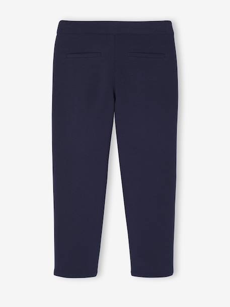 Pantalon garçon cérémonie en maille piquée marine - vertbaudet enfant 