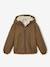 Coupe-vent garçon doublé sherpa à capuche caramel+kaki+marine+olive - vertbaudet enfant 