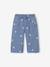 Wide-leg jeans with small embroidered hearts double stone+stone - vertbaudet enfant 