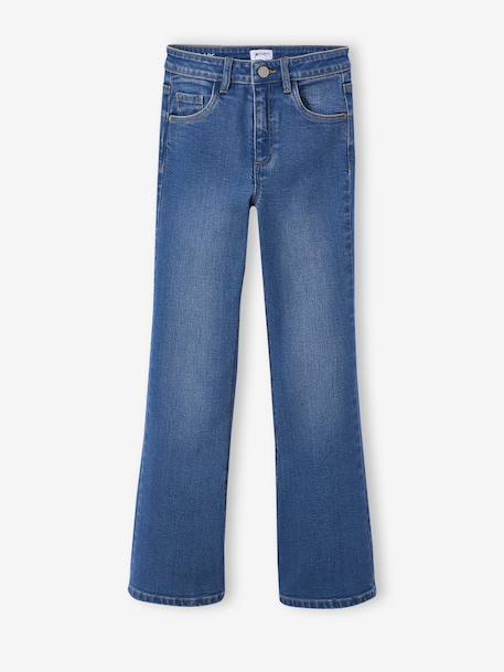 Jean flare fille bleu moyen - vertbaudet enfant 