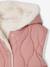 Reversible Lightweight Jacket for Girls dusky pink - vertbaudet enfant 