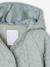 Lightweight Floral Jacket with Hood for Girls grey green+mauve - vertbaudet enfant 