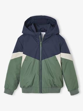 -Blouson coupe-vent garçon colorblock 