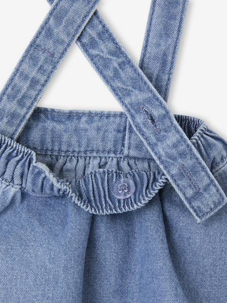 Denim Pinafore Skirt stone - vertbaudet enfant 