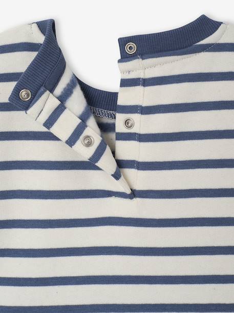 Sweatshirt + trouser set for babies grey blue - vertbaudet enfant 