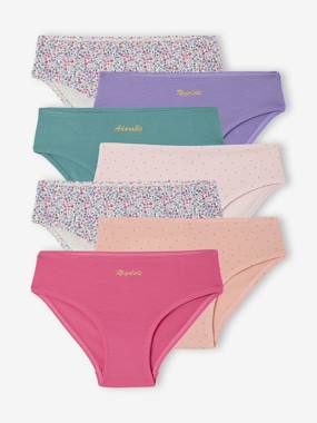 Girls-Underwear-Knickers-Pack of 7 Assorted Briefs for Girls