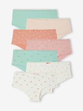 Girls-Underwear-Knickers-Pack of 7 Briefs for Girls