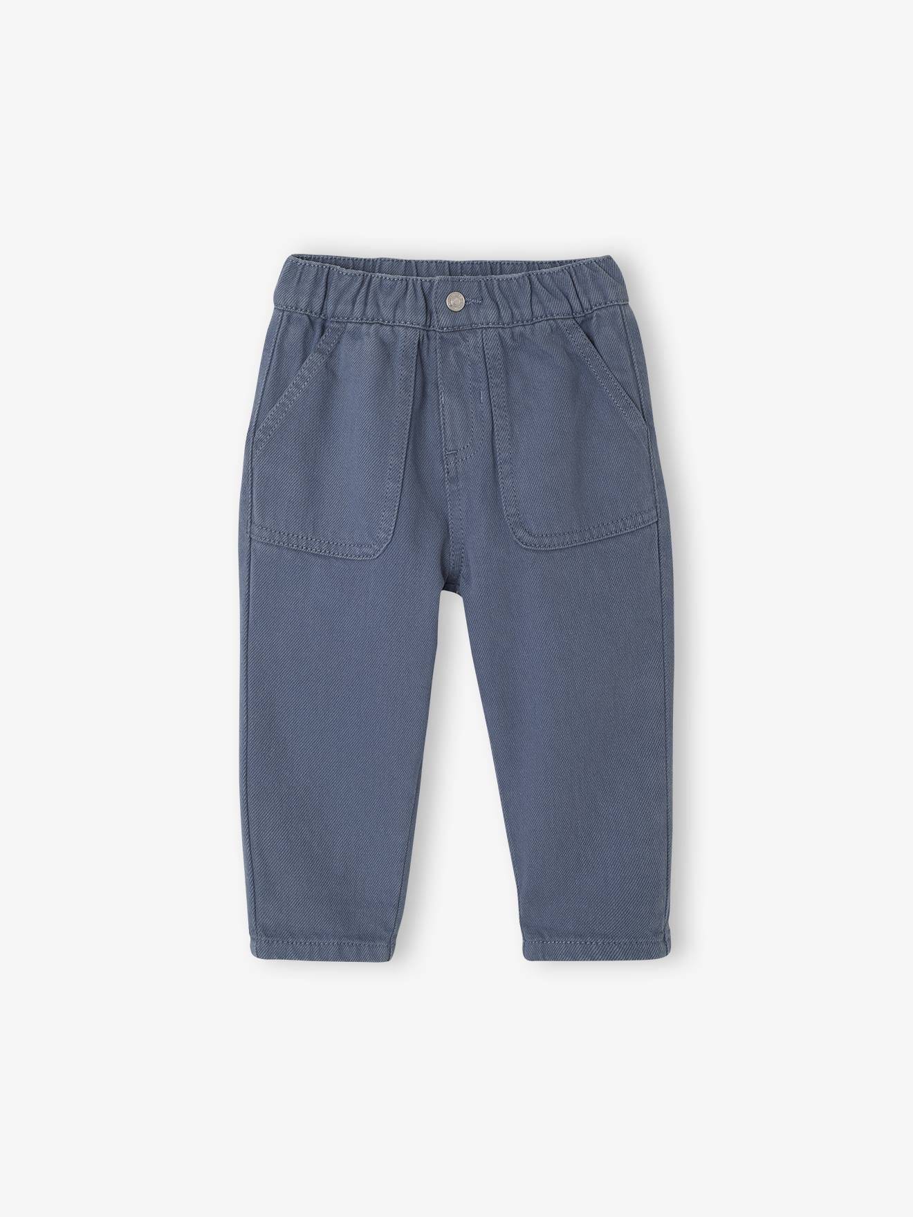 Ensemble Sweat-shirt + Pantalon Bébé VERTBAUDET - Sweat Rayé Avec Motif Brodé, Pantalon à Poches, 100% Coton - 11