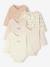 Lot de 5 bodies ouverture naissance rose pâle - vertbaudet enfant 
