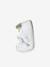 Trainers with leather velcro straps for babies gold+white - vertbaudet enfant 