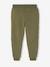 Pantalon jogging 'Athletic' garçon en molleton anthracite+chocolat+kaki - vertbaudet enfant 