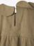 T-shirt blouse en broderie anglaise fille manches longues écru+marine+olive - vertbaudet enfant 