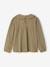 Blouse with Broderie Anglaise for Girls navy blue+olive - vertbaudet enfant 