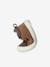 Pair of Soft Leather Boots for Babies, Designed for First Steps beige+blue+brown+chocolate+electric blue+green+ochre+sage green+set beige+set brown+set green - vertbaudet enfant 