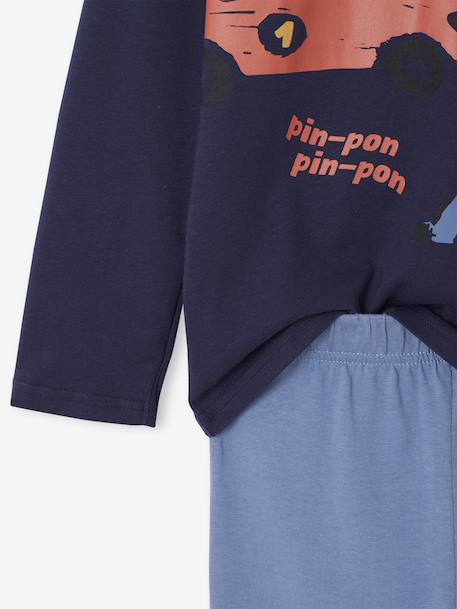 Pack of 2 Pyjamas with Vehicle Print for Boys night blue - vertbaudet enfant 