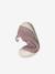 Soft Pram Shoes with Hook-&-Loop Strap for Babies gold+old rose - vertbaudet enfant 