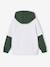 Sports Sweatshirt with Double Sleeves, Ball in Relief, for Boys fir green+marl white - vertbaudet enfant 