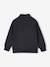 Sweat col camionneur sport garçon motif basket sur manche anthracite+noisette - vertbaudet enfant 