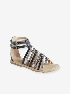 Shoes-Girls Leather Sandals