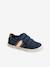 Tennis enfant garçon synthétique à scratchs marron+NAVY - vertbaudet enfant 