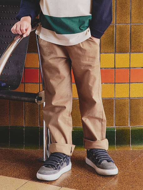Loose Fit Chino Trousers, Esprit beige - vertbaudet enfant 