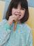 Sequinned Sweatshirt for Girls turquoise - vertbaudet enfant 