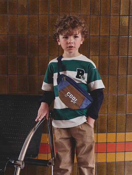 Velvet 'Cool School' boy's bum bag night blue - vertbaudet enfant 