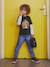 Elasticated Wide Leg Jeans, Adjustable Waist brut denim+stone - vertbaudet enfant 