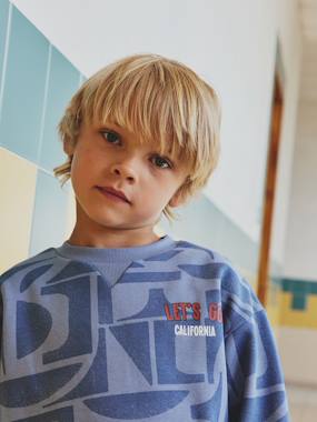 Boys-All-Over Print Sweatshirt for Boys, HAPPY LA