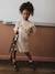 Floral Dress in Cotton Gauze for Girls ecru - vertbaudet enfant 