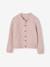 Loose-Fitting Soft Knit Cardigan for Girls marl grey+petrol blue+purple clover+rosy - vertbaudet enfant 